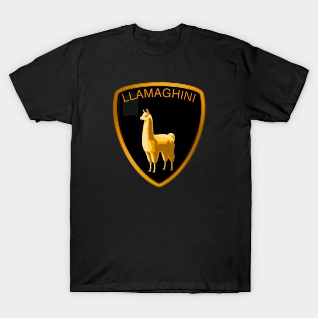 Llamaghini T-Shirt by Stupiditee